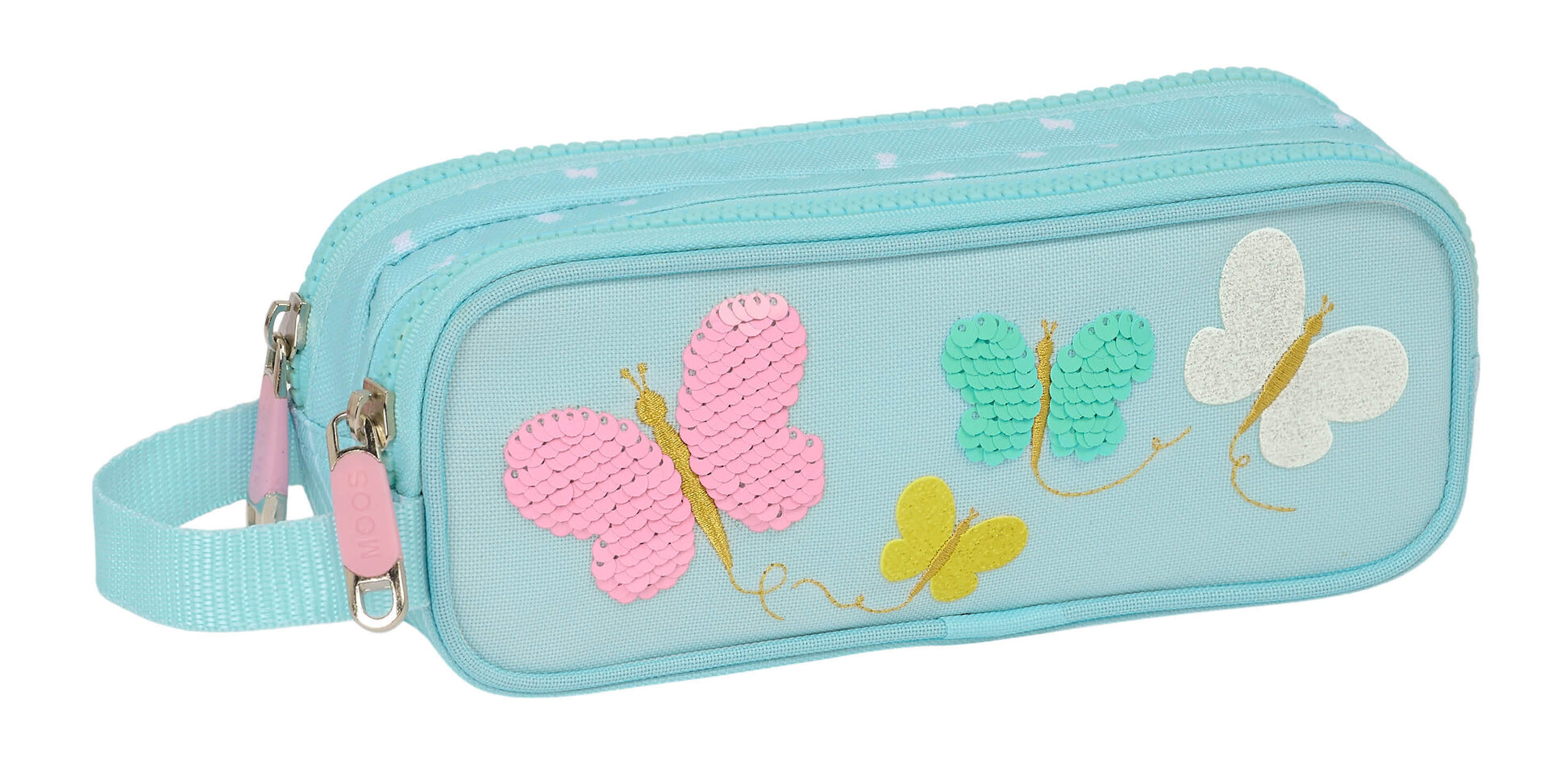 Estojo 2 fechos Moos Butterflies