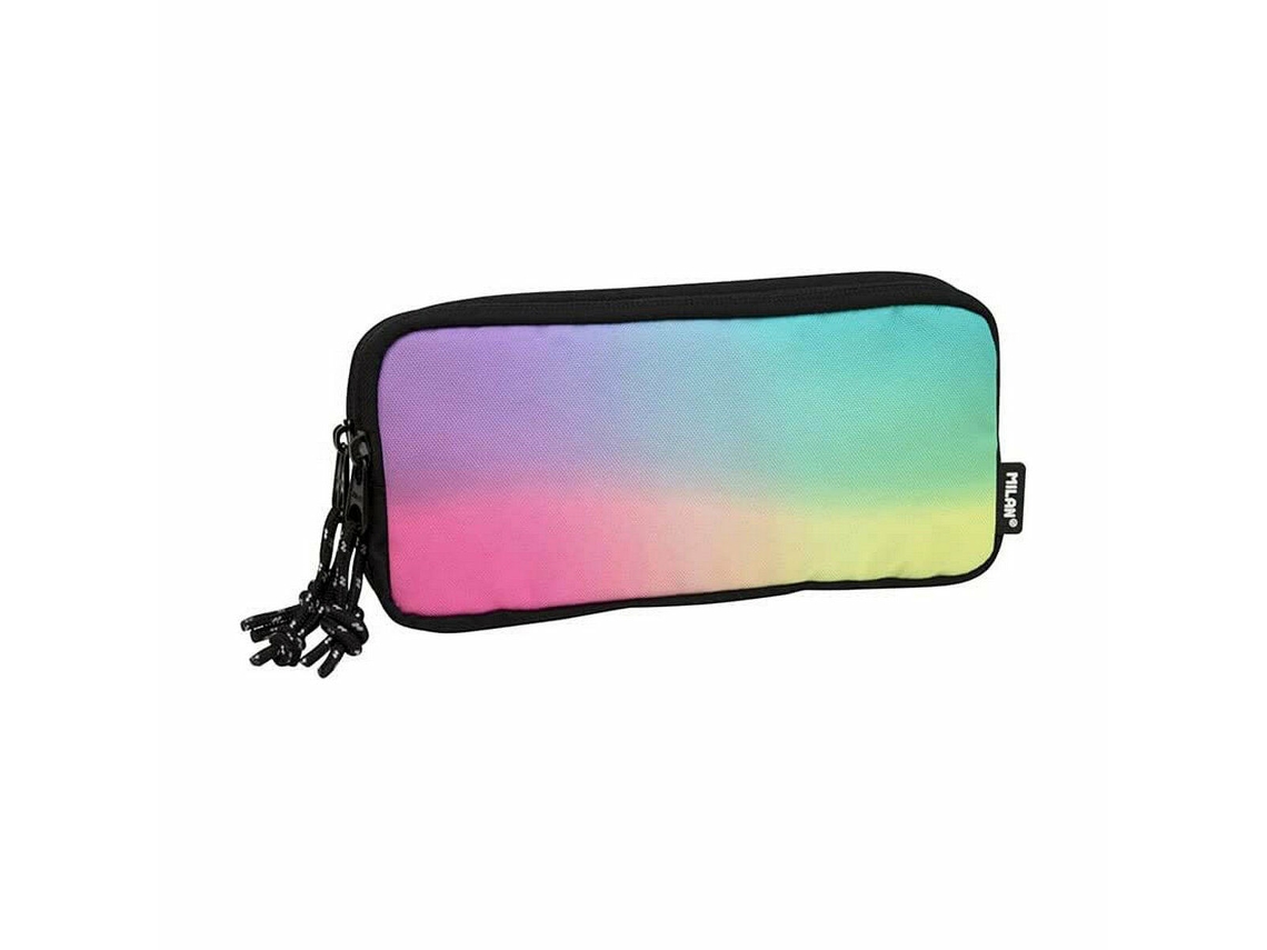 Estojo 3 fechos Milan Sunset Preto
