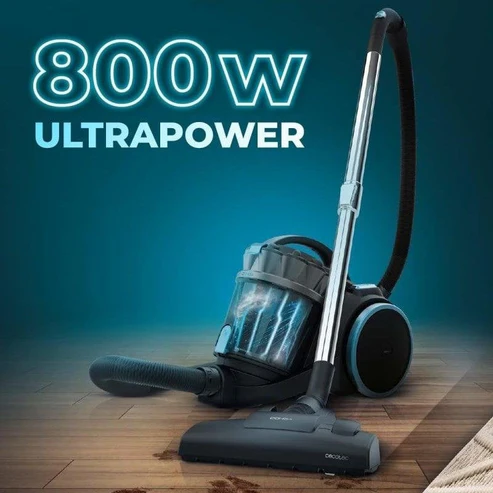 Aspirador Cecotec Conga Rockstar Multicyclonic XL Animal Plus 800W Filtro Alta Eficiência
