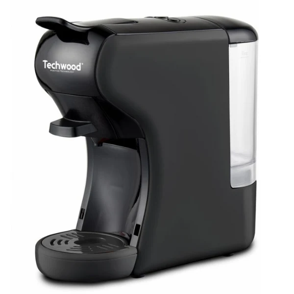 Máquina de Café Cápsulas Techwood Nespresso/Dolce Gusto Preto